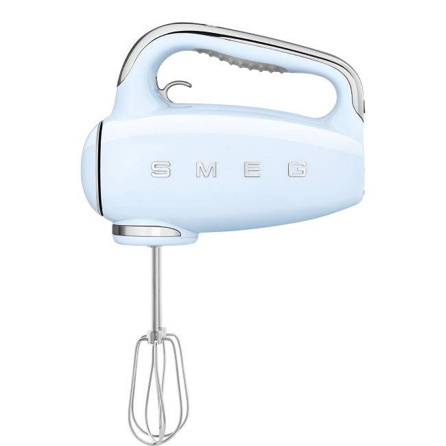 Smeg 50's Style Retro Hand Mixer - Pastel Blue | HMF01PBUK Smeg 50's Style Retro Hand Mixer - Pastel Blue | HMF01PBUK