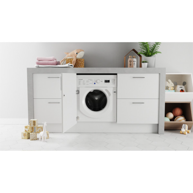 Indesit Push&Go Integrated Washer Dryer - White | BIWDIL861485UK - Image 15 Indesit Push&Go Integrated Washer Dryer - White | BIWDIL861485UK - Image 15