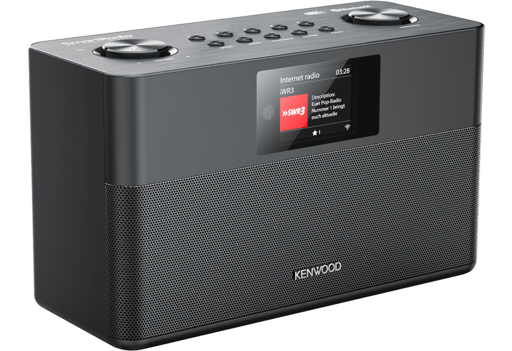 Kenwood Compact Smart Radio - Black | CR-ST100S-B - Image 7