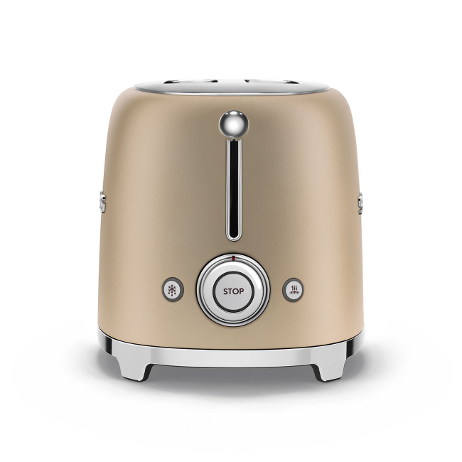 Smeg 2 Slot Toaster - Champagne | TSF01CHMUK - Image 5