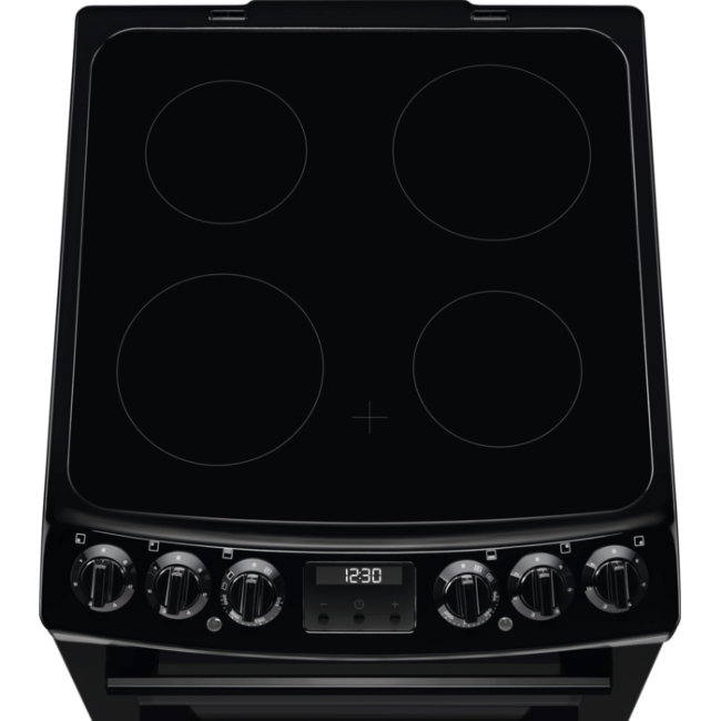 Electrolux 55cm Ceramic Cooker - Black | LKR555100B - Image 2 Electrolux 55cm Ceramic Cooker - Black | LKR555100B - Image 2