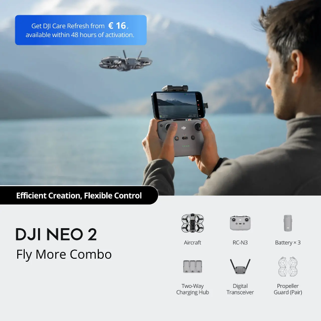 Dji Neo 2 Fly More Combo Drone - Grey | CPFP.00000272.01 - Image 7