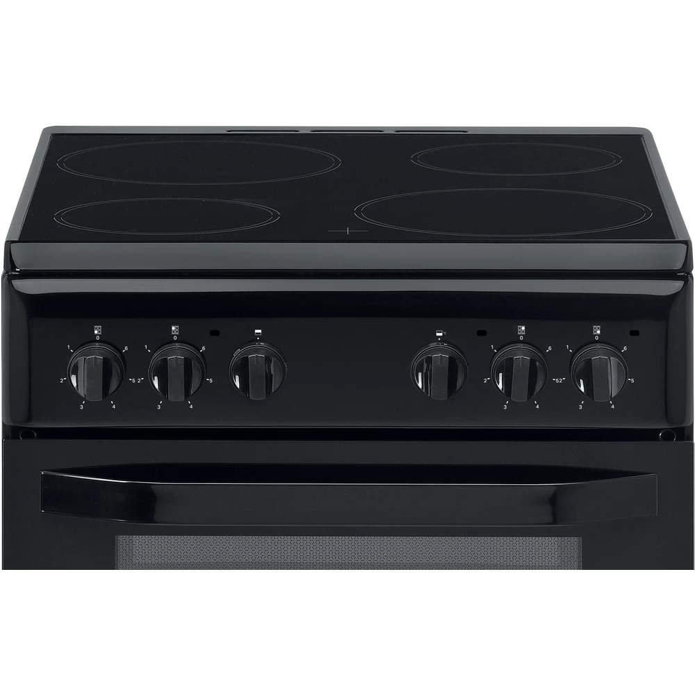 Hotpoint 50cm Electric Twin Cavity Cooker - Black | HD5V92KCB - Image 4