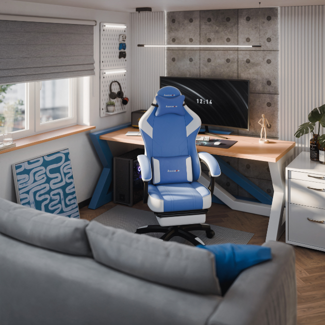 Huzaro Force 3.7 Gaming Chair | Blue | FORCE3.7 - Image 2