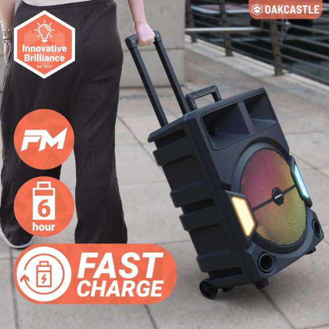 Majority Oakcastle Ps500 Karaoke Party Speaker - Black | 1000002993 - Image 5