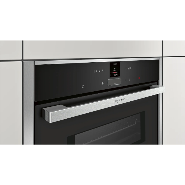 Neff N70 Builtin Compact Combi Microwave Oven Stainless Steel