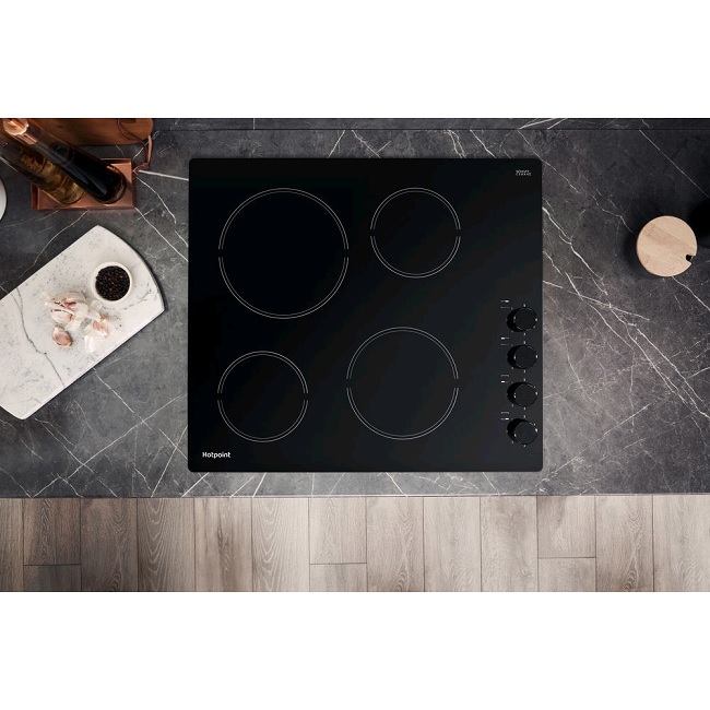 Hotpoint Built-In 60cm Ceramic Hob - Black | HR 619 C H - Image 2