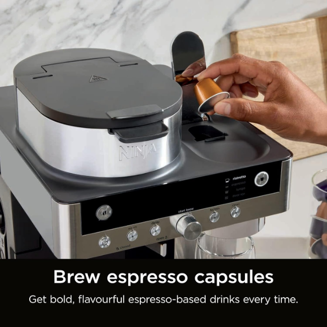 Ninja Prestige Dualbrew Coffee Machine | CFN802UK - Image 3 Ninja Prestige Dualbrew Coffee Machine | CFN802UK - Image 3