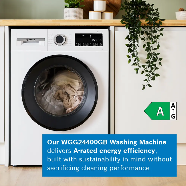 Bosch Series 6 Washing Machine 9kg 1400sp - White | WGG24400GB - Image 14