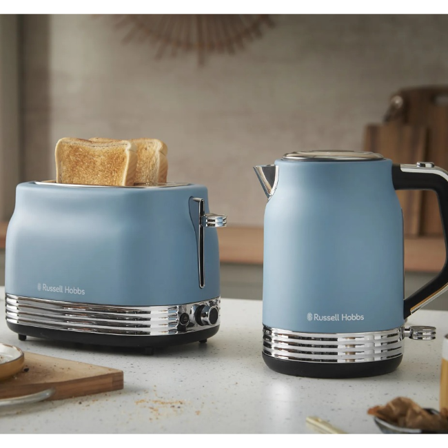 Russell Hobbs Hanley Retro Kettle | Blue | 1.7l | 28641 - Image 7