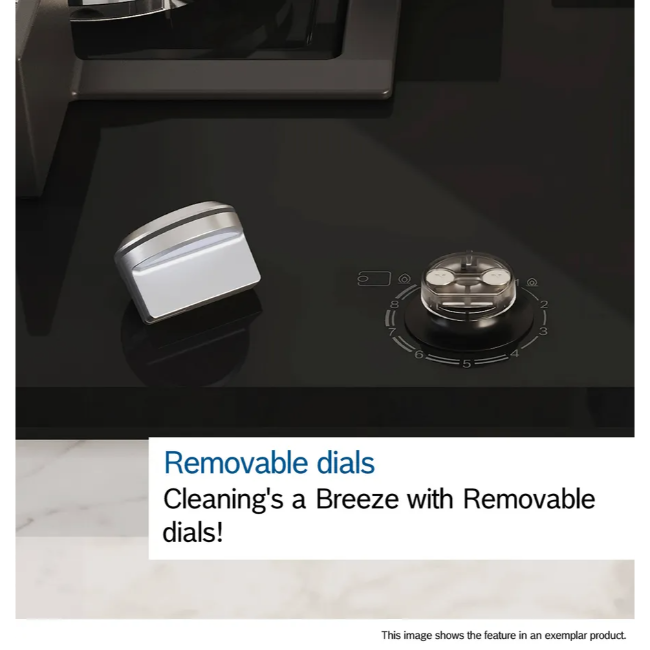 Bosch Series 6 Gas Hob 60cm 4 Burner - Brushed Steel | PCP6A5I90 - Image 20