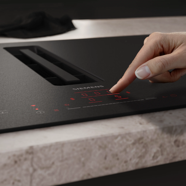 Siemens IQ700 Induction Hob with Integrated Ventilation System - Matt Black | EX81AHL26E - Image 9