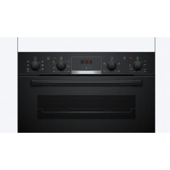 Bosch Series 4 Built-In Double Oven - Black | MBA533BB3B - Image 2