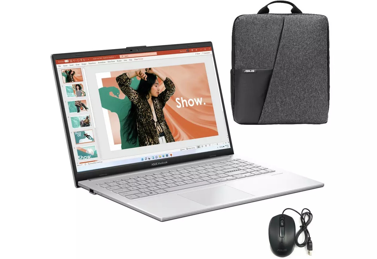 Asus Vivobook Go 15 | 15.6" Laptop 4GB | 128GB - Silver | E1504GA-NJ571WS Asus Vivobook Go 15 | 15.6" Laptop 4GB | 128GB - Silver | E1504GA-NJ571WS