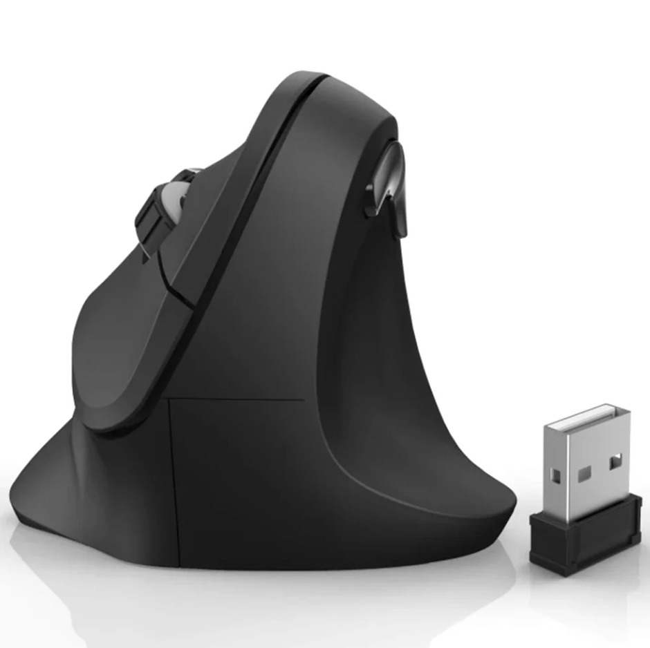 Hama EMW-500 Ergonomic Wireless Mouse - Black | 370396 - Image 4
