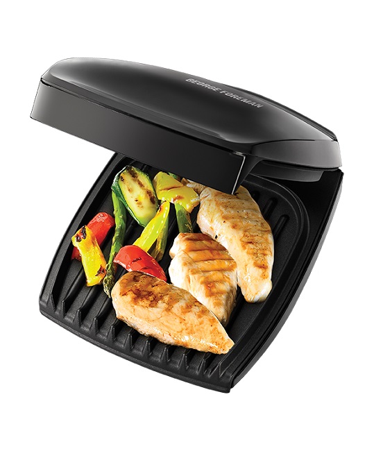 George Foreman Steel Grill Grey | Medium 25041 - Image 3 George Foreman Steel Grill Grey | Medium 25041 - Image 3