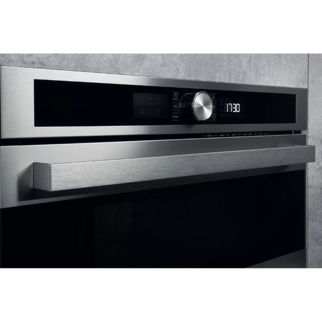 Hotpoint Built-in 800w Microwave in Stainless Steel | MD 554 IX H - Image 3 Hotpoint Built-in 800w Microwave in Stainless Steel | MD 554 IX H - Image 3