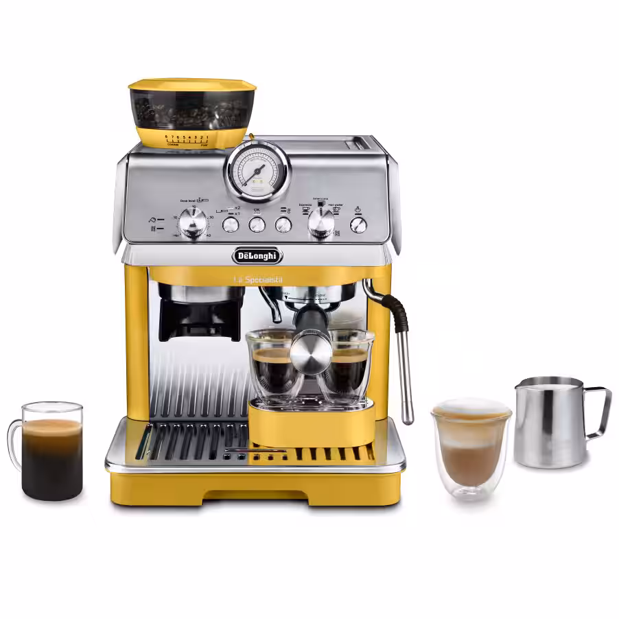 Delonghi La Specialista Bean To Cup Coffee Machine | Yellow | EC9155.YE