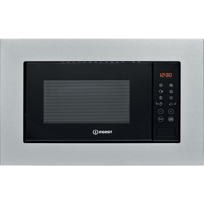 Indesit Built-in Microwave Oven Stainless Steel | MWI 120 GX UK Indesit Built-in Microwave Oven Stainless Steel | MWI 120 GX UK