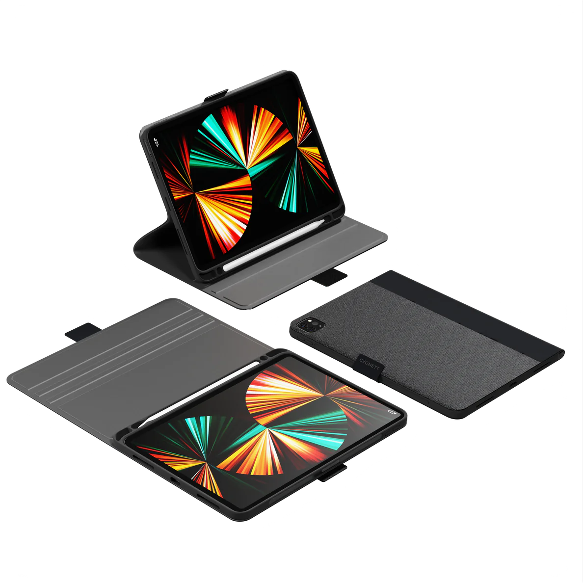 Cygnett Case For iPad Pro 13 (M4 7th Gen) - Black | CY4976 - Image 2