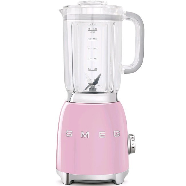 Smeg 50's Retro Style Pink Blender | BLF01PKUK Smeg 50's Retro Style Pink Blender | BLF01PKUK