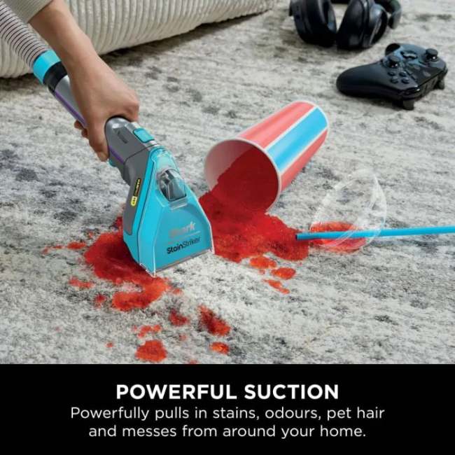 Shark StainStriker HairPro Pet Stain & Spot Cleaner - Dark Silver & Force Fuscia | PX250UKT - Image 8 Shark StainStriker HairPro Pet Stain & Spot Cleaner - Dark Silver & Force Fuscia | PX250UKT - Image 8