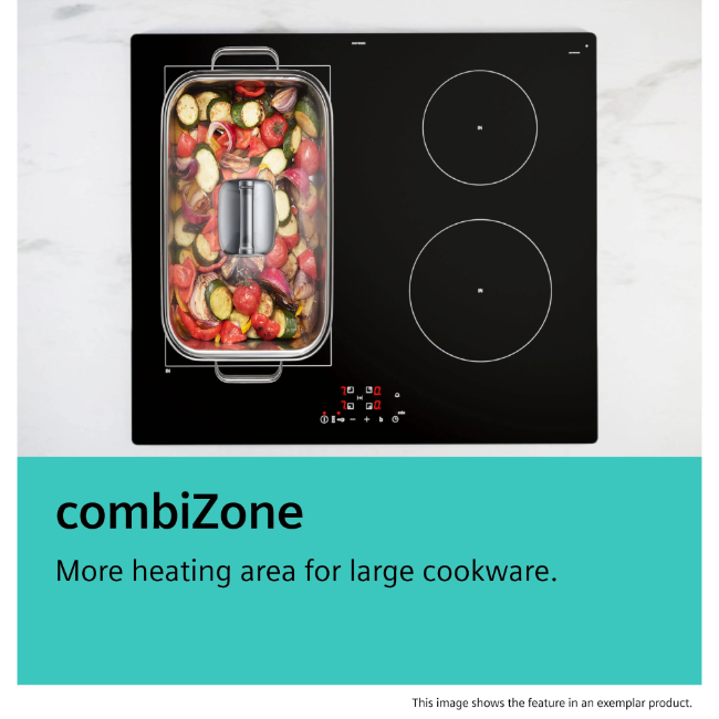 Siemens IQ500 Induction Hob with Integrated Ventilation System 80 cm - Black | ED851HQ26E - Image 6