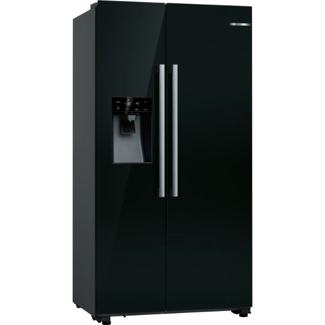 Bosch Series 6 American Side by Side Fridge Freezer - Black | KAD93ABEP
