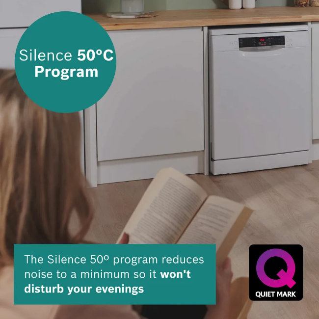 Bosch Series 2 Free-Standing Dishwasher - White | SMS26AW08G - Image 8 Bosch Series 2 Free-Standing Dishwasher - White | SMS26AW08G - Image 8
