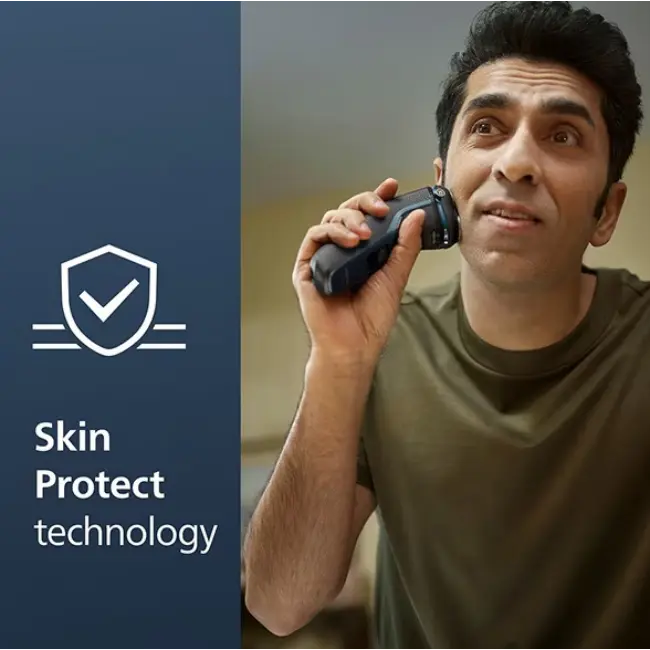 Philips Wet & Dry Shaver Series 3000 | 5D Flex & Pivot Heads & Pop-up Trimmer | S3144-00 - Image 6