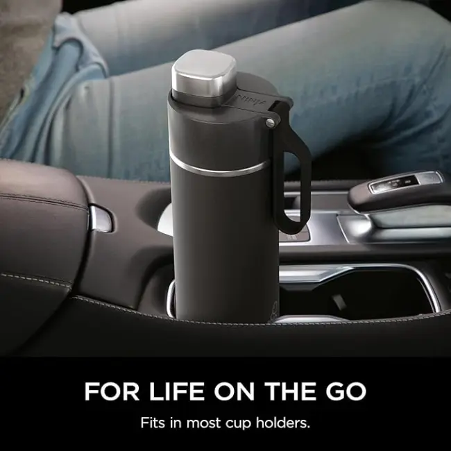 Ninja Thirsti 530ml Travel Bottle | Black | DW1801EUUKBK - Image 4