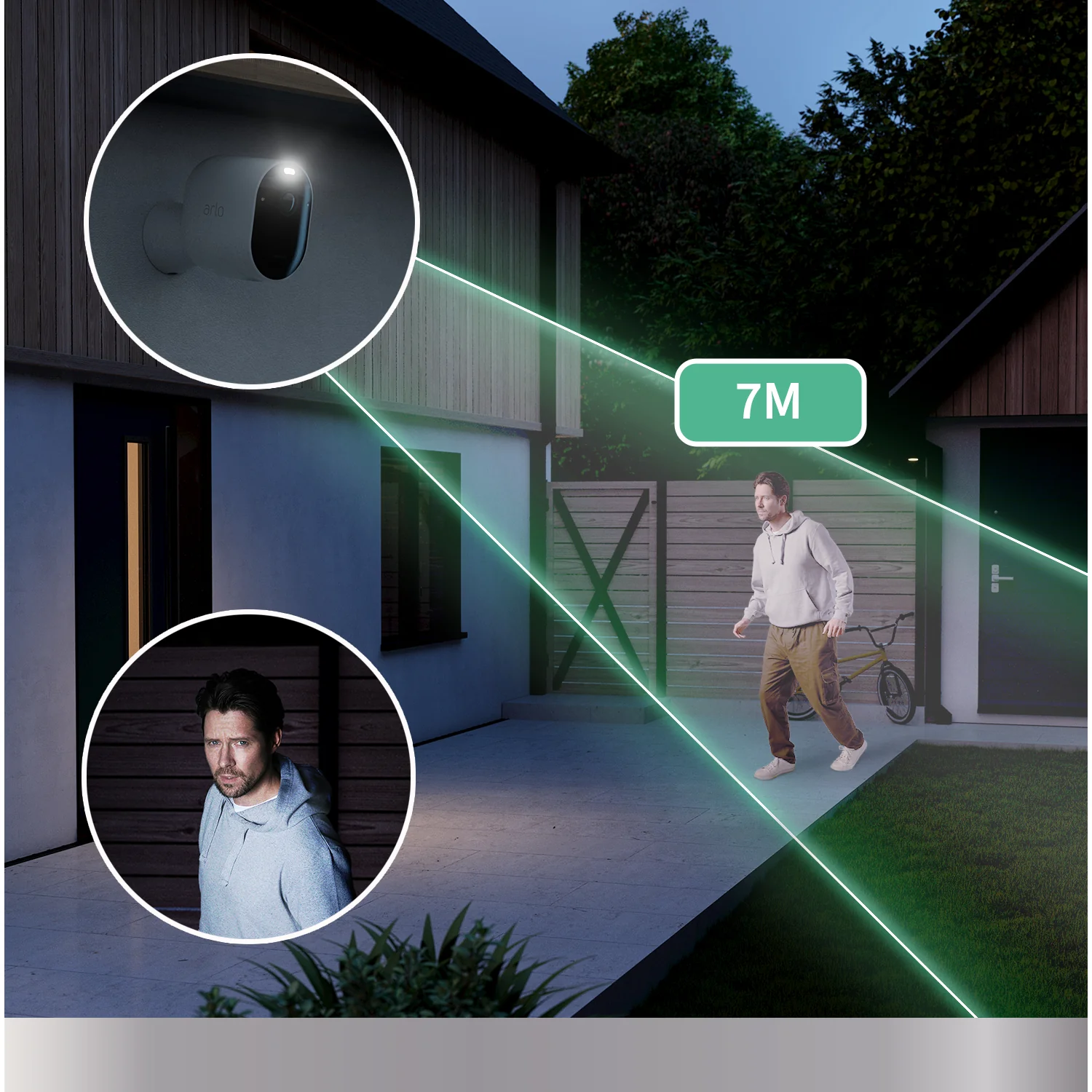 Arlo Pro 4 Outdoor Wi-Fi Security Camera 2 Pack - White | VMC4250P100EUS - Image 4