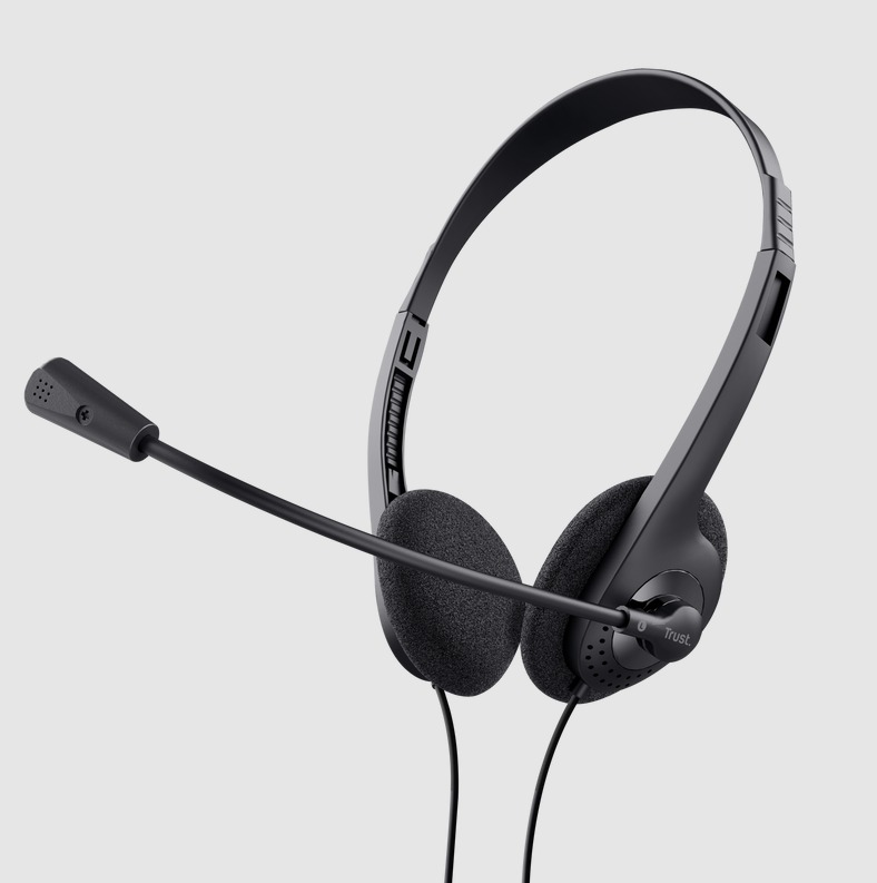 Trust Headset for PC & Laptop - Black | T21665 Trust Headset for PC & Laptop - Black | T21665