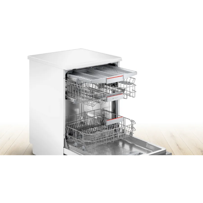Bosch Series 4 Free-Standing Dishwasher - White | SMS4EMW06G - Image 3 Bosch Series 4 Free-Standing Dishwasher - White | SMS4EMW06G - Image 3