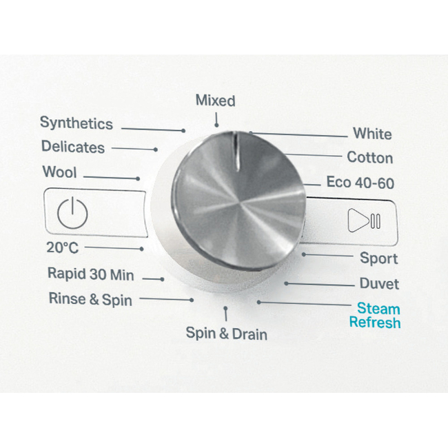 Whirlpool FreshCare+ 8kg 1400 Spin Washing Machine - White | FFB 8458 WV UK N - Image 4