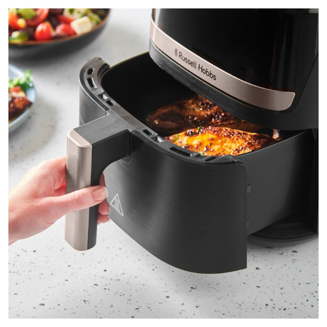Russell Hobbs Satisfry Airfryer 4.3l | Black & Champagne | 27610 - Image 3