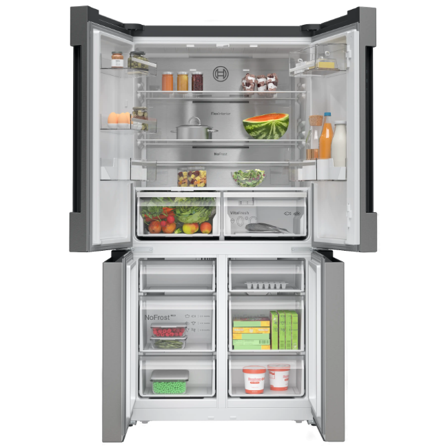 Bosch Series 4 French Door Fridge Freezer - Stainless Steel | KFN96APEAG - Image 5