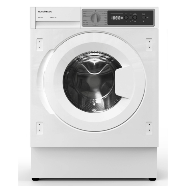 NordMende 8kg 1200 Spin Built-in Washing Machine | WMI1280WH NordMende 8kg 1200 Spin Built-in Washing Machine | WMI1280WH