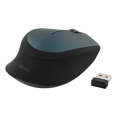 Deltaco Wireless Computer Mouse - Green | MS461 - Image 2