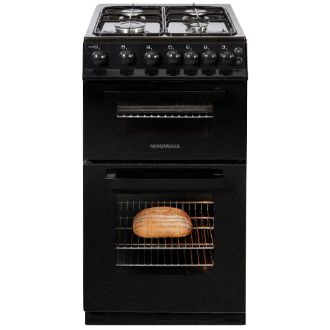Nordmende Freestanding LPG 50cm Gas Cooker - Black | CTG52LPGBK Nordmende Freestanding LPG 50cm Gas Cooker - Black | CTG52LPGBK