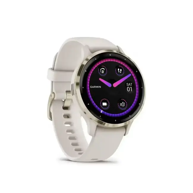 Garmin Venu 3S Smartwatch | Gold & Ivory | 010-02785-04 Garmin Venu 3S Smartwatch | Gold & Ivory | 010-02785-04