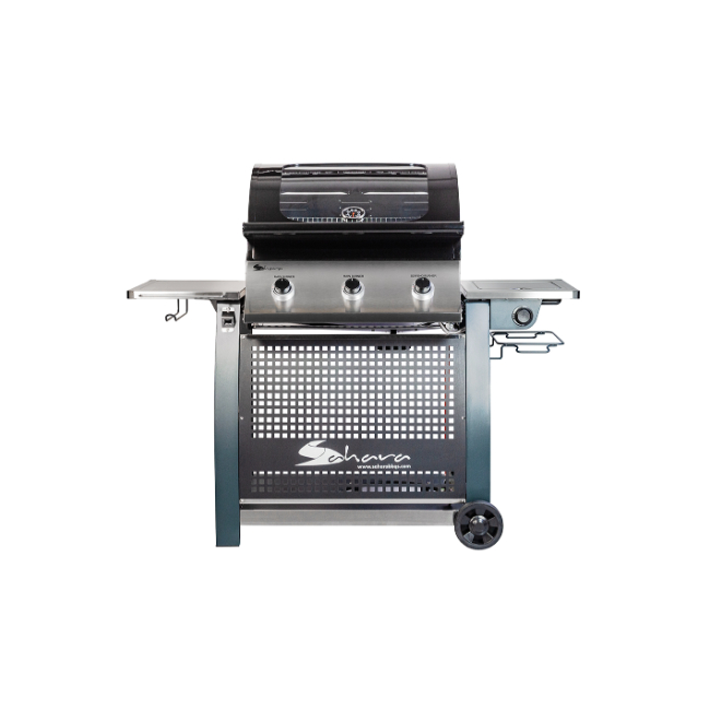 Sahara 3 Burner BBQ with side burner | S375IR-ST Sahara 3 Burner BBQ with side burner | S375IR-ST