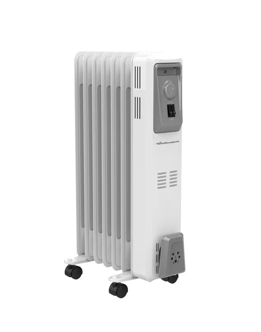 Winterwarm 1.5kW Oil Filled Radiator | White | WWN15