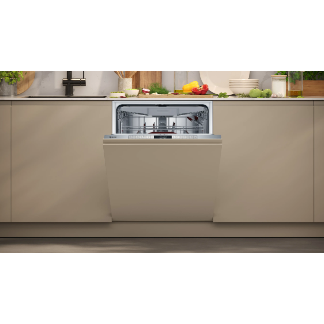 Neff N 70 Fully-Integrated Dishwasher 60 cm - Metal | S187ZCX03G - Image 2