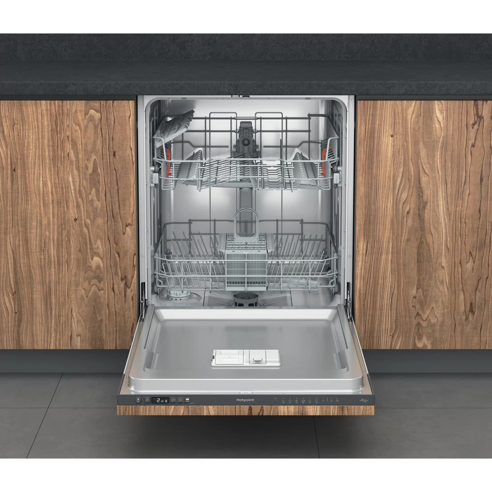 Hotpoint Built In Full Size Dishwasher - Black | H2IHD526BUK - Image 3