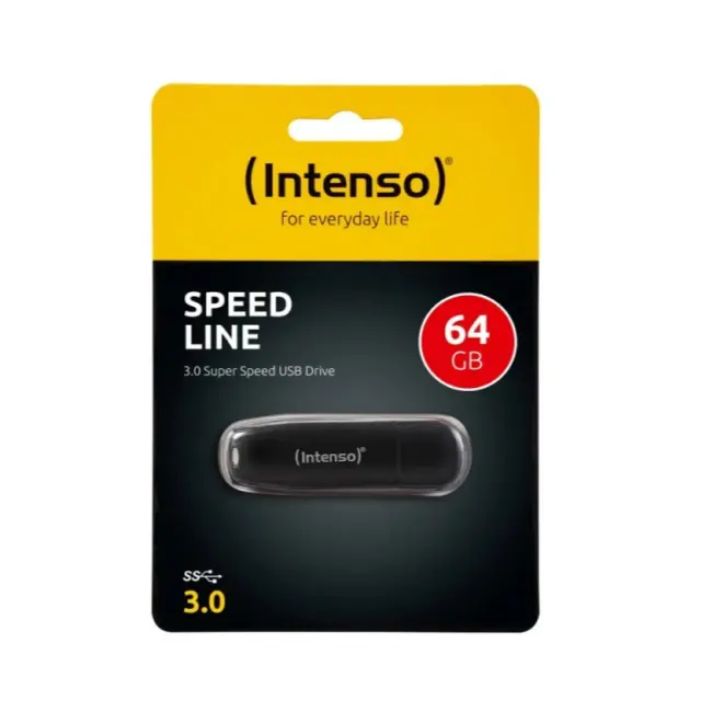 Intenso Speed Line 64GB USB 3.0 Memory Stick | 3533490 Intenso Speed Line 64GB USB 3.0 Memory Stick | 3533490