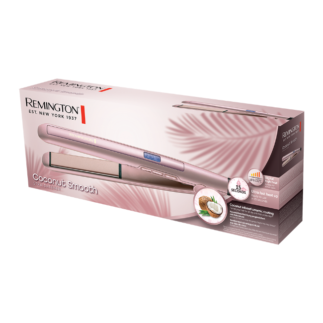 Remington Coconut Smooth Ceramic Hair Straightener | S5901 - Image 4