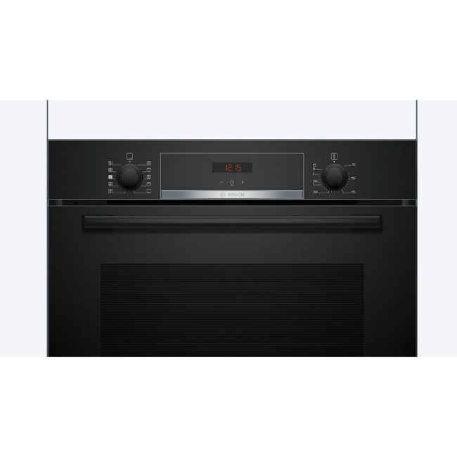 Bosch Series 4 Single Built-in Oven With Added Steam Function - Black | HQA534BB3B - Image 2