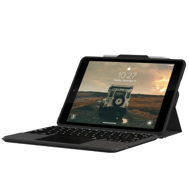 UAG iPad Bluetooth Keyboard Cover 10.2" With Trackpad - Black | 124000114031 - Image 3