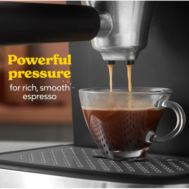 Russell Hobbs Everyday Espresso Machine | Black & Silver | 28700 - Image 5